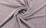 The Furnishers Cotton Wide Chevron Throw