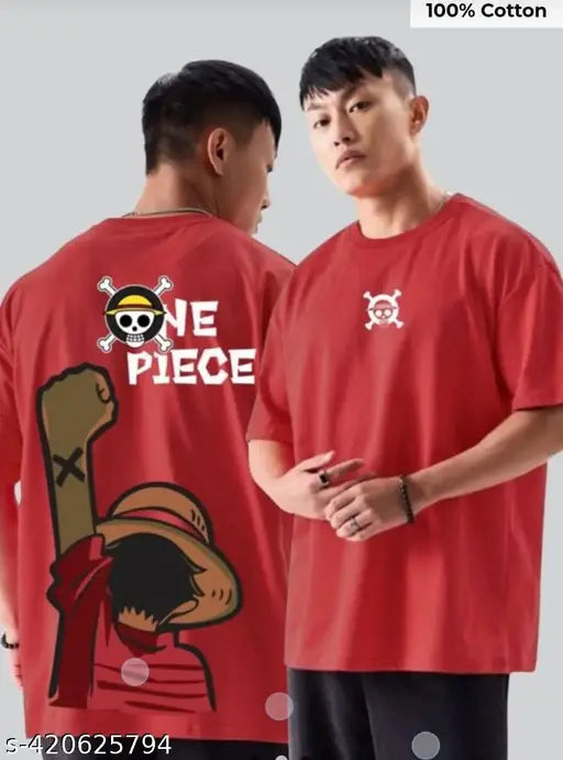Men's Drop-Shoulder Sleeves Pure Cotton T-Shirt