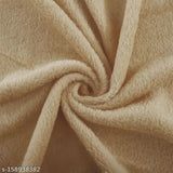Cream ultra-soft 400 thread count VORDVIGO polar fleece single bed travel blanket, ideal for all seasons