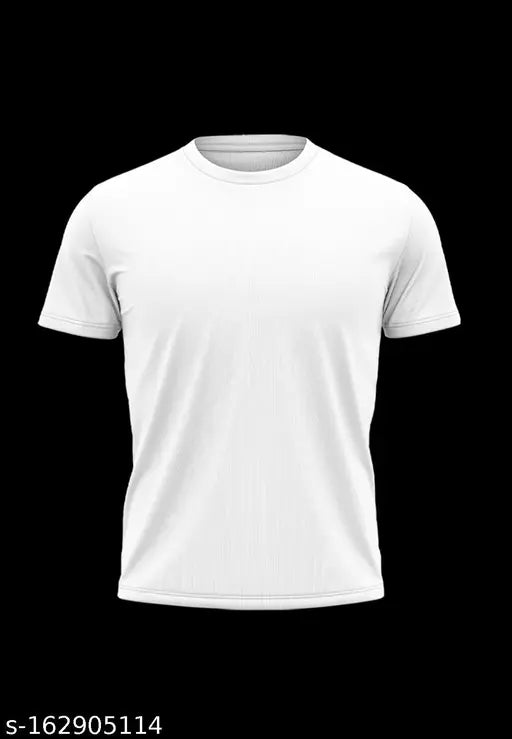 Acrylic solid-color short sleeve sports t-shirt, Indian-made dry fit kapda