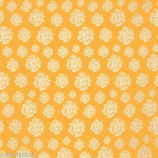 Yellow & white super soft cotton print single bedsheet with pillow cover, microfiber, superfine floral design, HIDECOR brand
