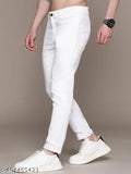 Men's slim-fit cotton blend white jeans, versatile for everyday wear and summer fashion #SlimFitJeans #WhiteJeans #MenFashion #CasualStyle #TrendyJeans #StreetStyle #FashionEssentials #EverydayWear