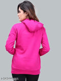 Pink cotton blend jacket for women, universally loved for comfort and coziness, full-zip design