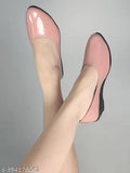Pink synthetic Fiia women's stylish fashion Bellies with buckle, lightweight Aimix sole for comfort