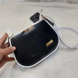 Women's fashion sling bag, high quality, exotic piping design, adjustable strap, trendy accessory