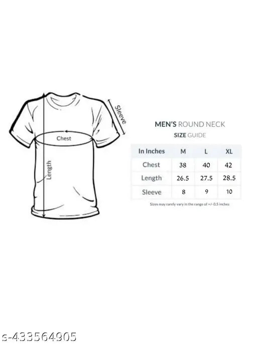 Navy blue cotton blend t-shirt, regular fit with short sleeves, printed design - Discretion Man men's casual wear, high-quality Indian product