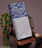 Authentic vichitra silk Kanjeevaram saree, handwoven with vibrant colors and gold zari designs, traditional Indian craftsmanship on display