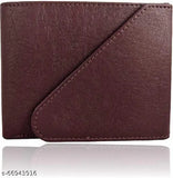 Brown genuine leather wallet with 7 card slots, chic and sophisticated organizer for men & women