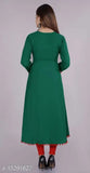 Green women's kameez with embroidery