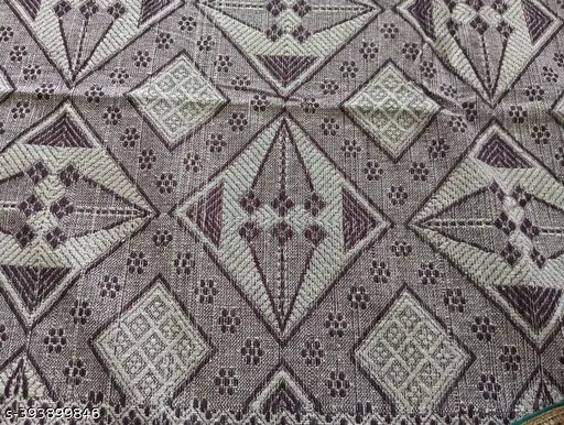 Geometric double cotton Solapur chaddar blankets, pack of 2 - 72x100 inches, premium quality and easy care