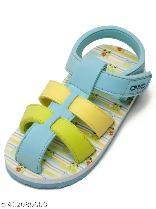 Multicolor boys' sandal with a strap