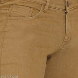 Cotton blend skinny fit mid-rise stretchable jeans for men - pack of 3. Solid, versatile denim ideal for everyday wear. Sizes: 28, 30, 36 (India origin)