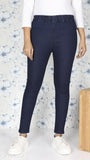 Black denim jeggings for women, high-waist, stretchable and comfortable