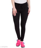 Adorable women track pants combo - Black leggings with high waist and pockets