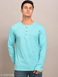 Cotton FERANOID men's full sleeves solid t-shirt, long sleeve apparel in sizes S-XL made in India