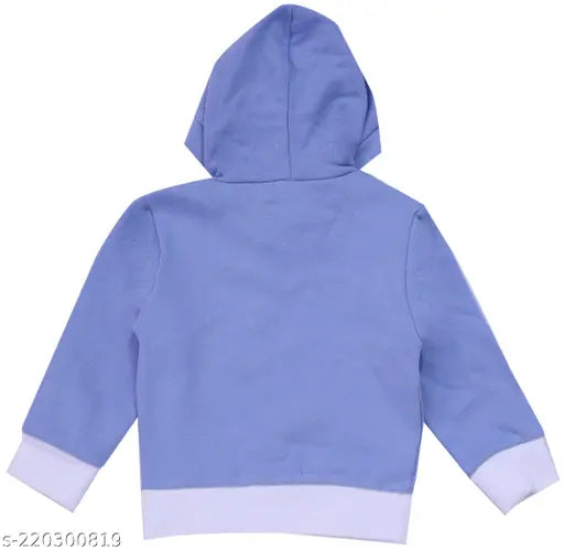 Cotton printed sweatshirt for girls, trendy design in 3-6M and 18-24M sizes, made in India
