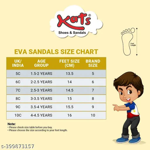 Black mesh KATS Kids printed casual fashion sandals with velcro fastening, suitable for boys' night outings
