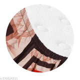 Super soft glace cotton double bed sheets set, fitted with elastic, checkered pattern, 2 pillow covers included - ideal for summer, adult use