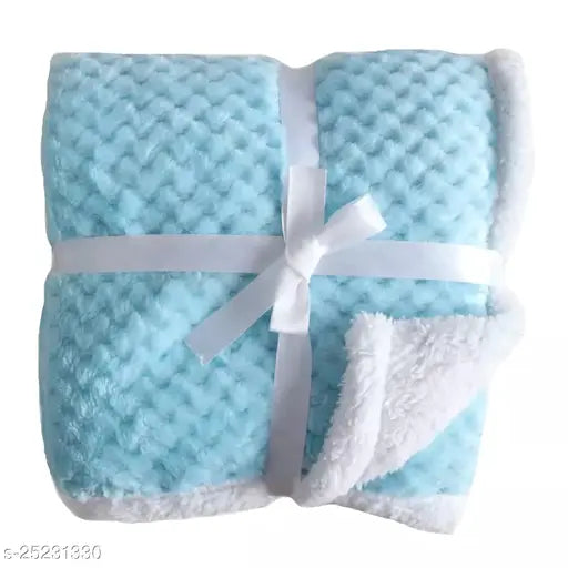 Luxury microfiber flannel wrap sheet for 0-12 months, all season baby blanket by BRANDONN. Soft and supersoft for newborns and infants
