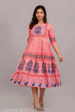 Rayon printed combo three-quarter sleeve Aishani Fabulous Kurta for women, stylish Indian wear for functions and events
