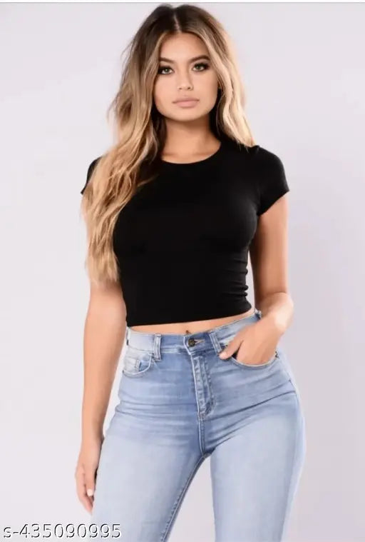 Cotton Cambric women's tank top, short sleeves, solid, casual everyday wear for party, picnic, ethnic, western, comfortable fit