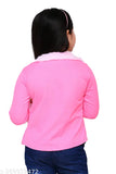 Pink children's top, short sleeves