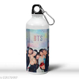 White aluminium sipper bottle, 600ml | Great gift for girls and everyone on-the-go
