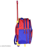 Multicolor polyester net children's school & travel trolley bag, waterproof and 30L, free size with elephant design, India origin
