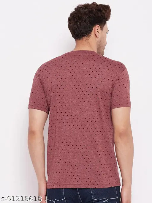 Indian cotton blend half sleeve printed round neck t-shirts for men [size options XXL, XXXL, 4XL, 5XL]