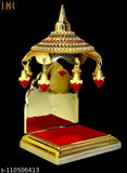 Gold-rimmed diamond studded umbrella, Home decor