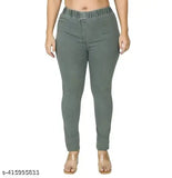 Vintage denim slim fit high waist stretchable jeggings for women, export quality super soft and comfortable