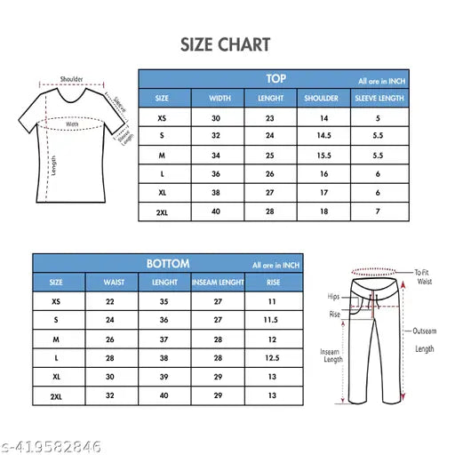 Soft cotton women's pyjama set, stylish top & printed bottom with short sleeves, comfortable sleepwear, easy maintenance