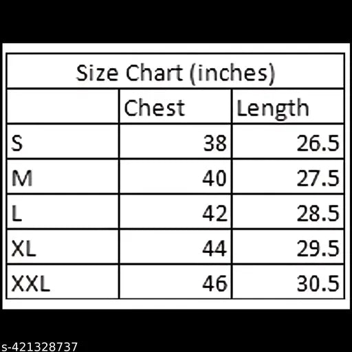 Size chart with dimensions in inches, showing height from 26 to 40 inches, length 28 to 44 inches, and width 32 to 46 inches for "Viral Sipper Panda Womens Baggy Loose Fit Oversized Tshirt By Skyct Store Under 199