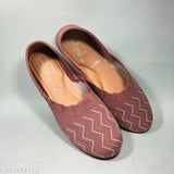 Peach mesh sole PVC slip-on Punjabi juti for women, size IND-7 (length 10.3 cm), Indian footwear