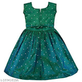 Silver and green satin knee-length dress with embroidered print