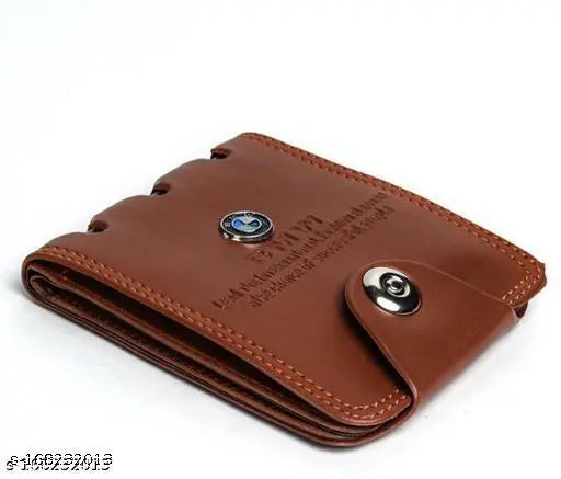 Beige faux leather Spinny wallet combo for men, perfect for evening/party formal events. Multicolor pack of 2