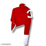 Polycotton long sleeve collar attached t-shirt, solid color perfect for winter wear