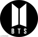 Cotton BTS cap with embroidered design and white LED, stylish band for music fans
