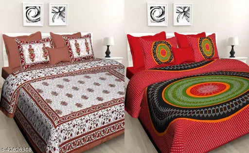 Bedsheet combo for double bed