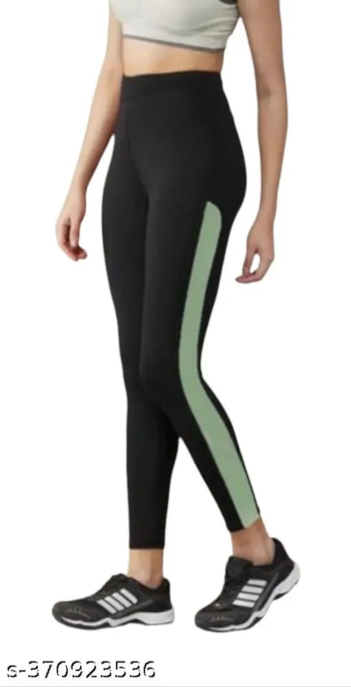 Solid Lycra AS jeggings: stylish legging tights for women's workouts, India origin