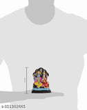 Ceramic polymer unbreakable Lord Vishnu Laxmi Idol with Sheshnaag Spiritual Pooja Figurine - Meticulously handcrafted Indian artistry for home decor or gifts