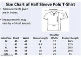 Solid red, white, and black half-sleeve polo T-shirt made with 100% super combed cotton, perfect for everyday wear. Made in India
