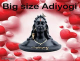 Handcrafted, meditating Buddha statue in premium polyresin, great for home decor or gifting occasions - 17 cm tall, Indian origin