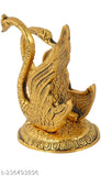 Metal Duck Napkin Holder, 10cm x 7cm x 11cm decorative bird showpiece, Indian origin