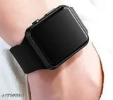 A black and white digital watch pack of 2, with a single closure