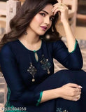 Rayon embroidered kurta set with palazzo, women's festive party wear in various sizes