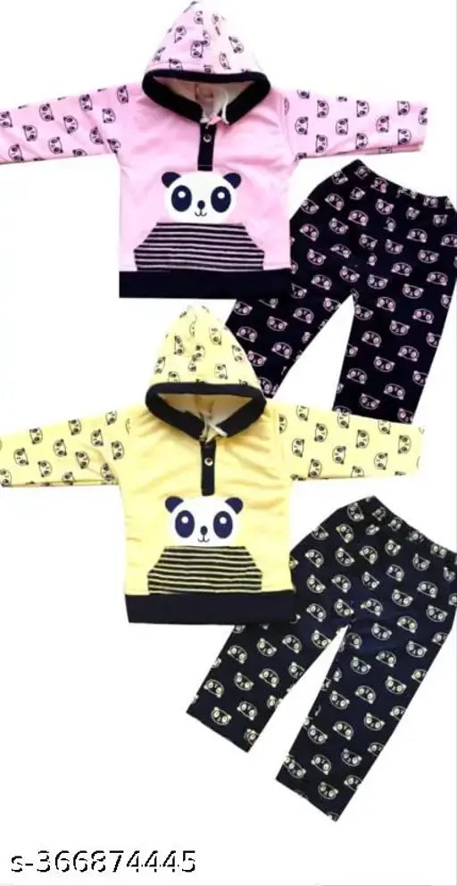 KIDS WINTER HOODY T -SHIRT & PYJAMA 2 COMBO SET