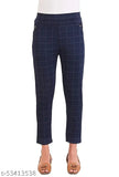 LUVCARE Women's Slim Fit Checked Jeggings Combo