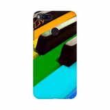 3D Colorful Rows Mobile Case Cover - Vibrant gradient phone case with black camera cutout.