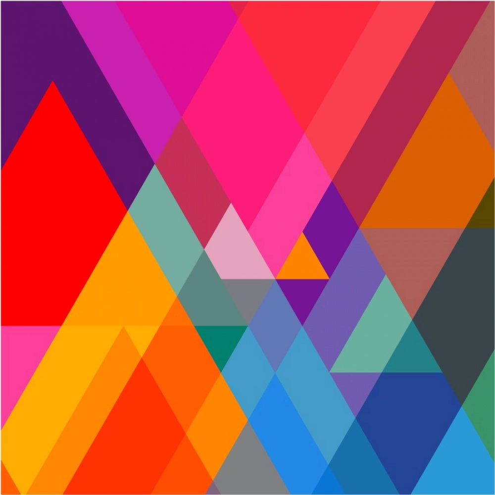 Abstract colourful trigangle designs phone case for all models, protects from scratches and bumps with cutouts for buttons, lens, and camera